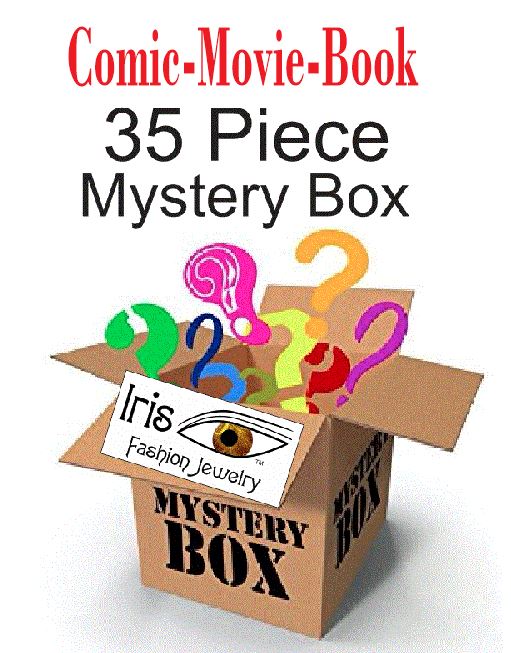 35 Piece ComicMovieBook Mystery Box Iris Jewelry Consultants