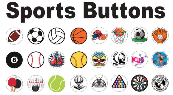 A149 Sports Buttons Pack of 24