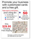 Custom Earring Gift card