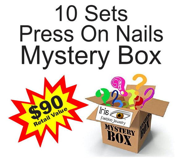 10 Sets Press On Nails Mystery Box
