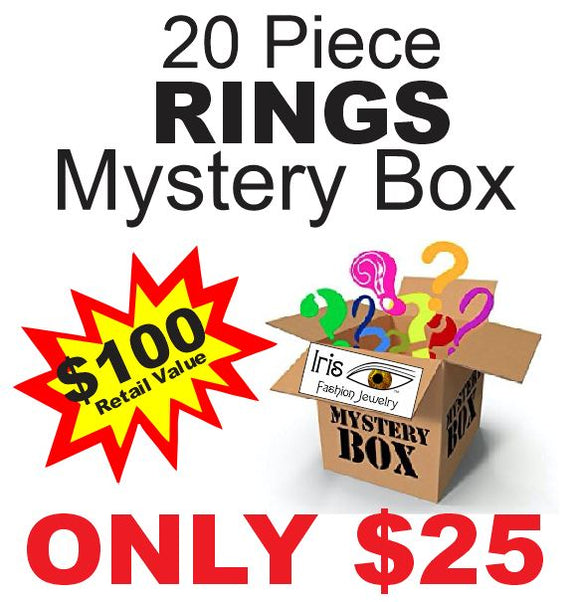 ASSORTED RINGS PACK OF 20