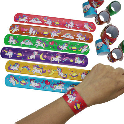 A51 Unicorn Slap Bracelets Assorted Pack of 12