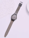 W391 Translucent Black Rubber Band Watch