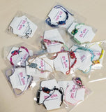 A117 Unicorn Multi Colored Gemstone Bracelet Assortment Pack of 12