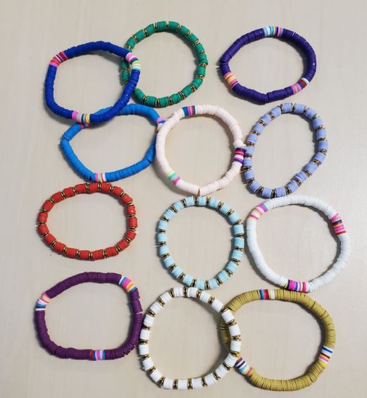 A112 Assorted Color Bracelets Pack of 12