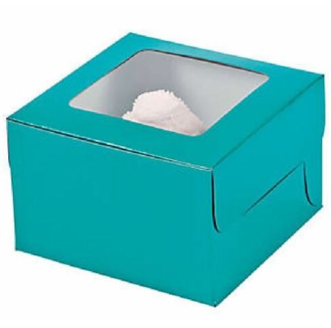FS142 Turquoise Treat Boxes Pack of 12