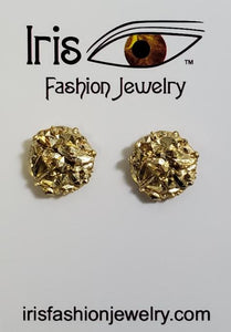 AZ217 Gold Art Deco Earrings
