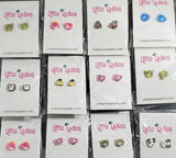 A15 Little Ladies Animal Friends Assortment Earring Pack of 12