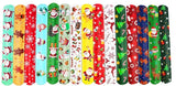 A64 Christmas Slap Bracelets Assorted Pack of 15