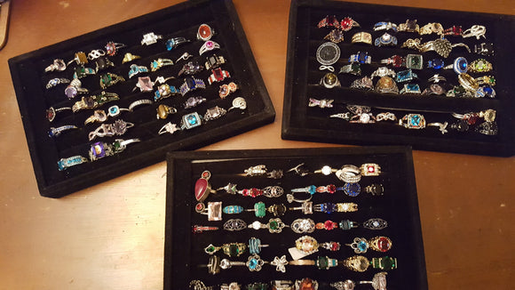 A17 ASSORTED RINGS PACK OF 10