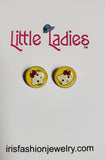 A44 Little Ladies Cute Kitty Earring Assortment Pack of 12