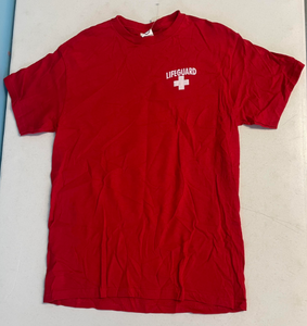 FS231 Red Lifeguard Shirt Size Medium