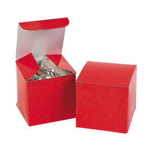 X09 Red Small 2" Square Boxes Pack of 12
