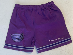 FS260 Purple Daytona Beach Kids Shorts SIZE Small