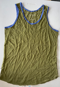 FS492 Army Green & Blue Men's Tank Top SIZE Large