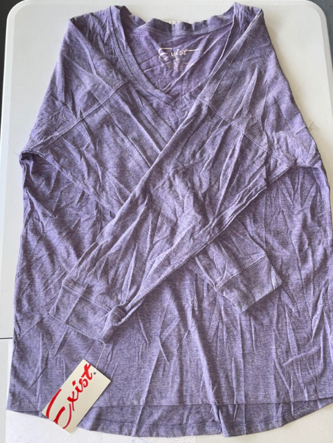 FS392 Lavender Adult Long Sleeve Shirt SIZE Medium