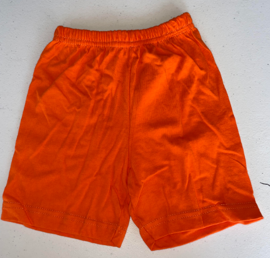 FS452 Orange Kid Shorts SIZE Medium