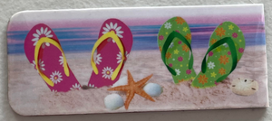 FS570 Flip Flops Daytona Beach Florida Magnetic Bookmark