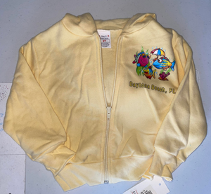 FS95 Pale Yellow Daytona Beach Kids Zip Up Jacket SIZE 2T