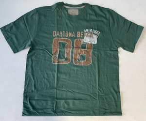 FS139 Green Daytona Beach T-Shirt Size Large