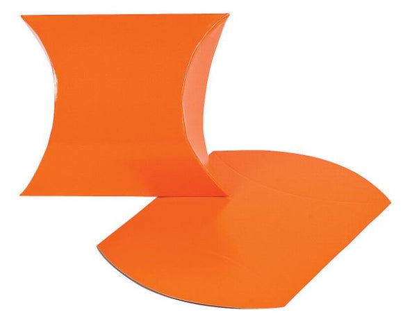 FS03 Orange Pillow Boxes Pack of 12